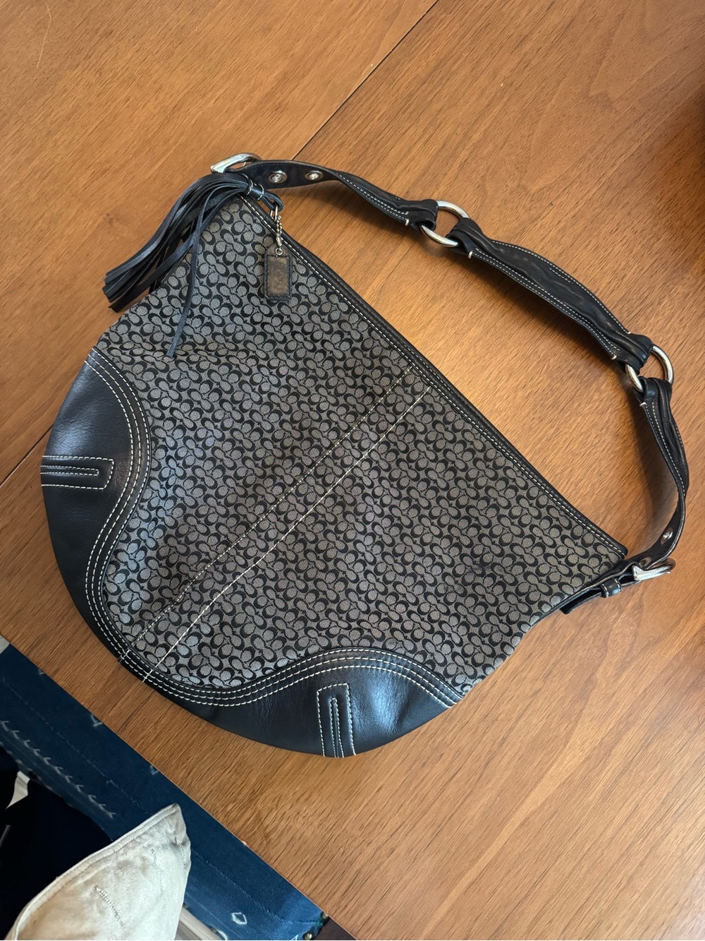 Coach 6351 Soho Hobo Canvas Bag